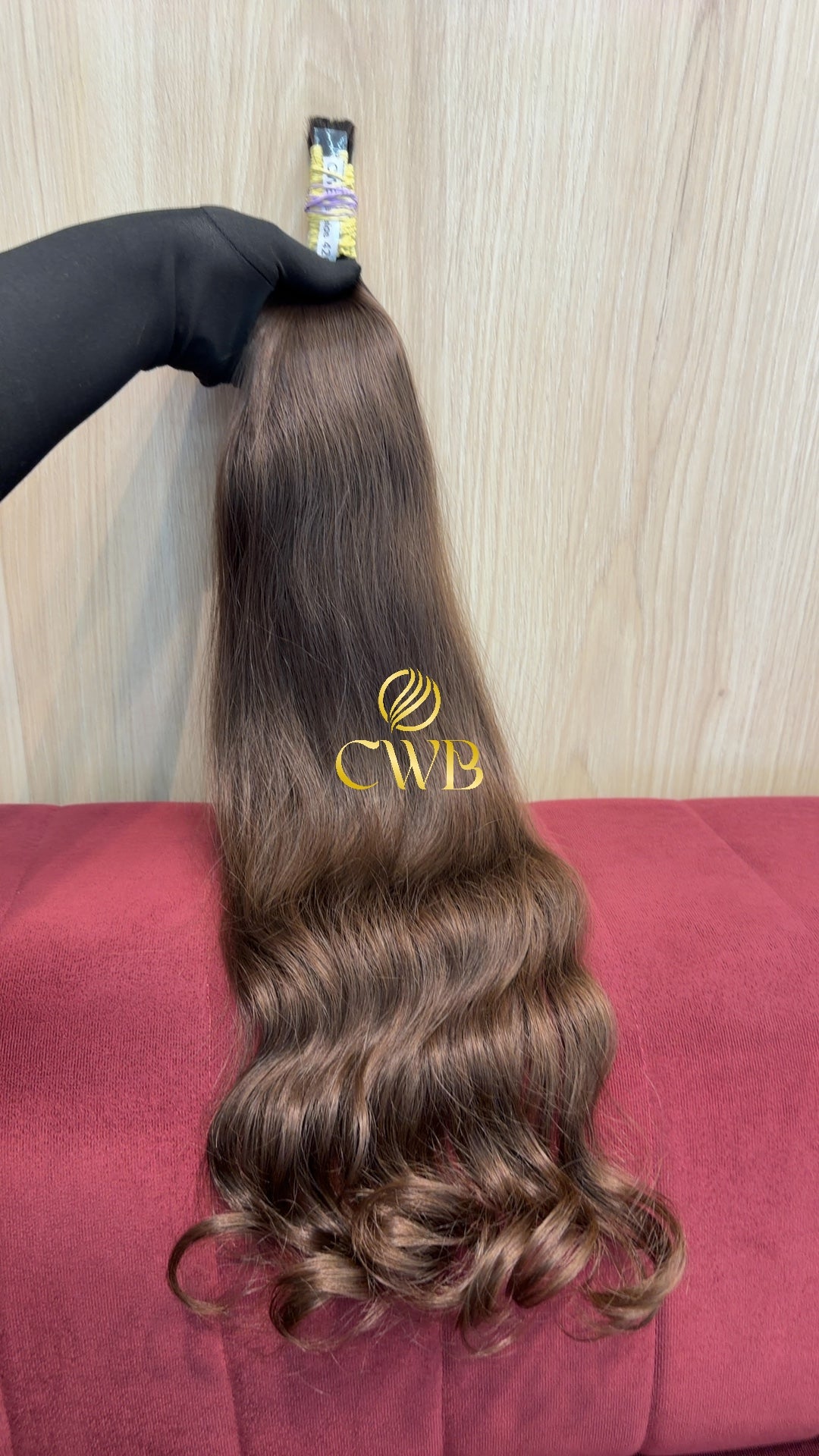 Cabelo Loiro Natural Escuro 65cm 122g Brasileiro do Sul