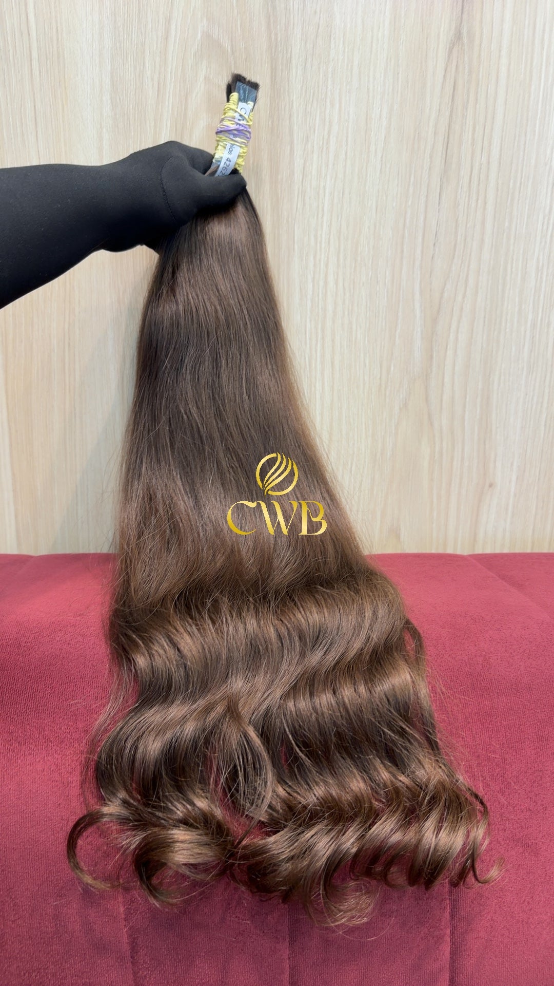 Cabelo Loiro Natural Escuro 65cm 122g Brasileiro do Sul