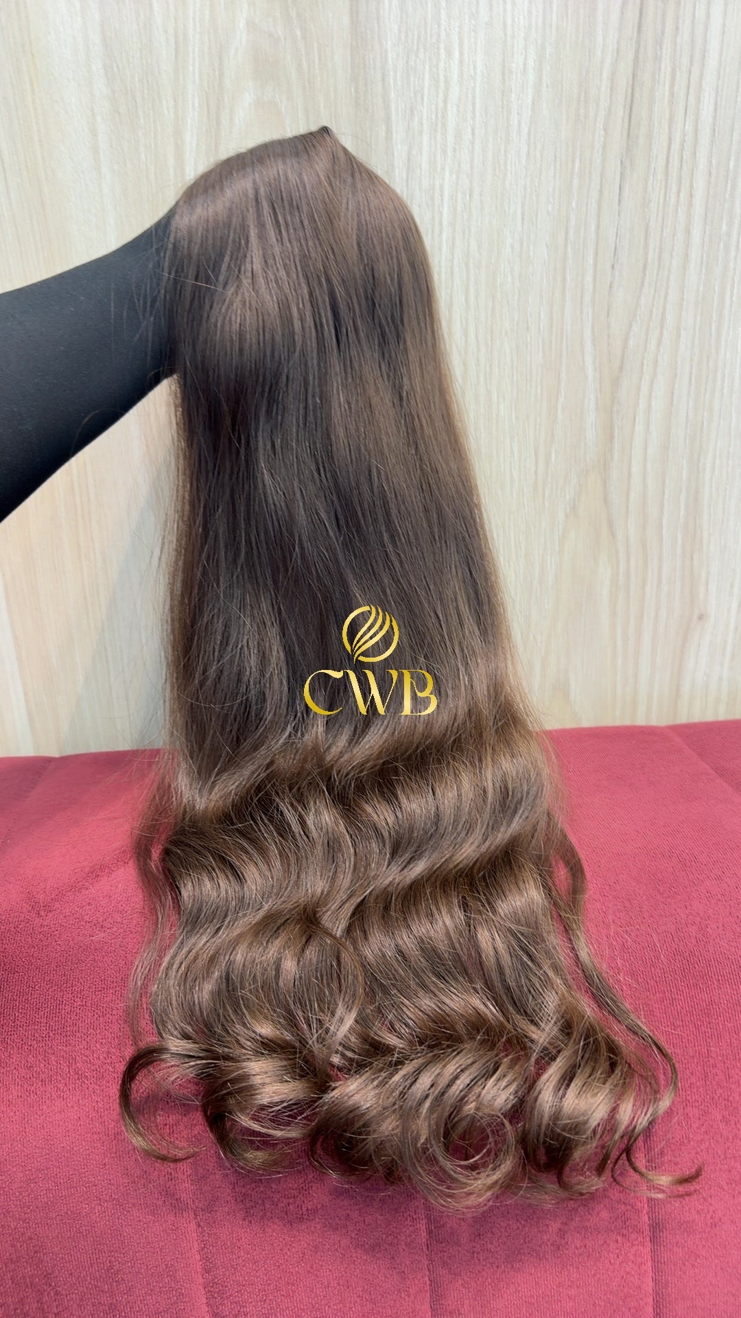 Cabelo Loiro Natural Escuro 65cm 122g Brasileiro do Sul