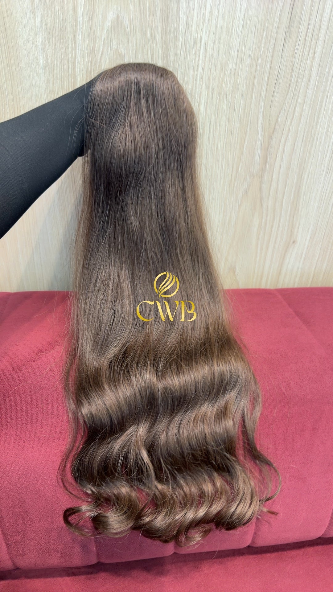 Cabelo Loiro Natural Escuro 65cm 122g Brasileiro do Sul