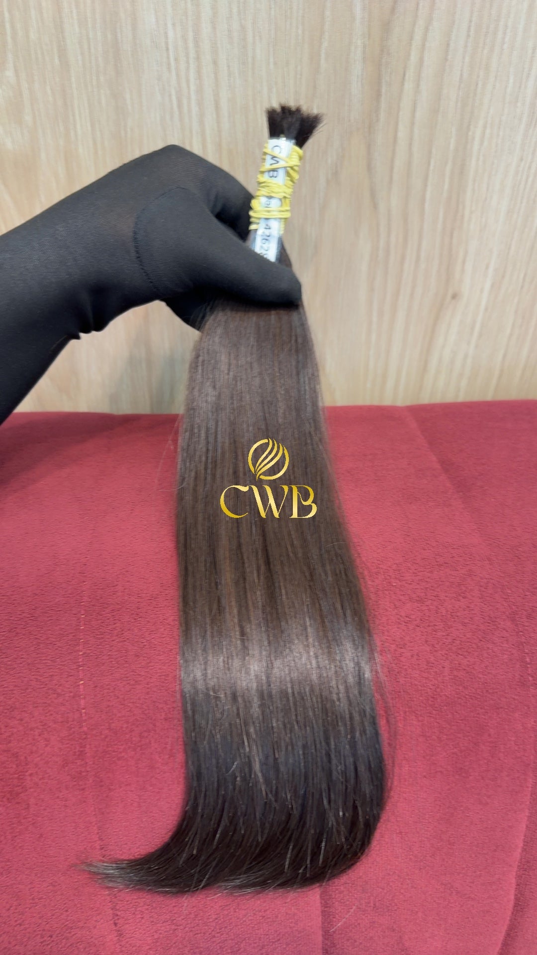 Cabelo Castanho Médio 42cm 32g Brasileiro do Sul