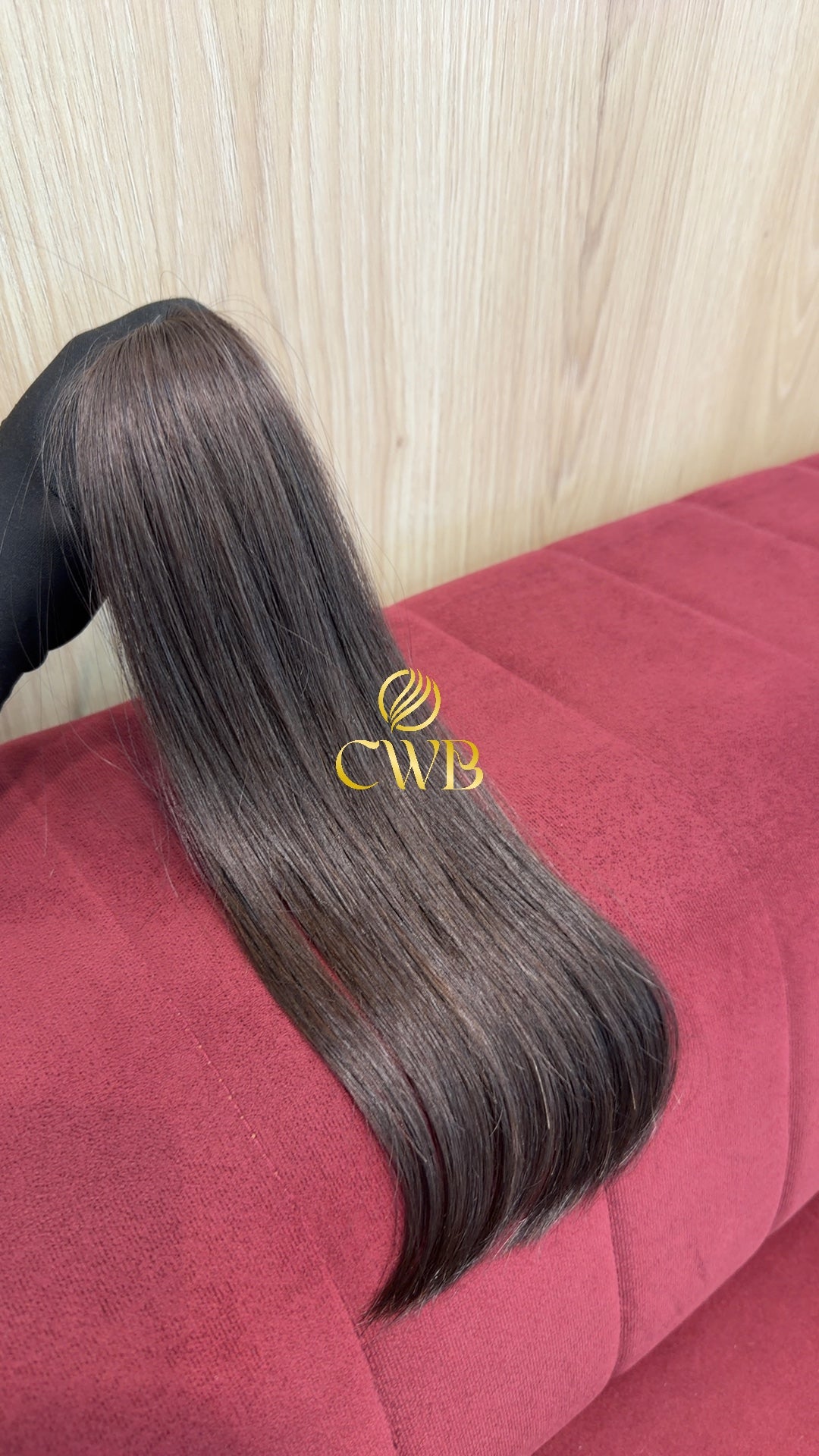 Cabelo Castanho Médio 42cm 32g Brasileiro do Sul
