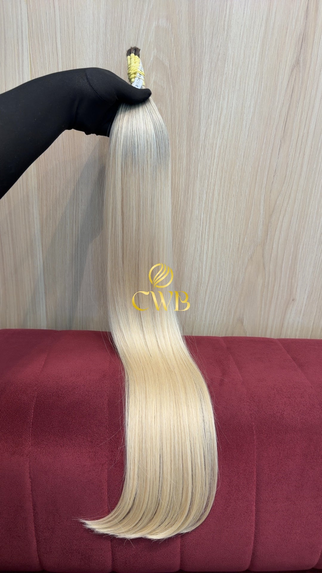Cabelo Loiro Descolorido Raiz Esfumada 76cm 88g Brasileiro do Sul