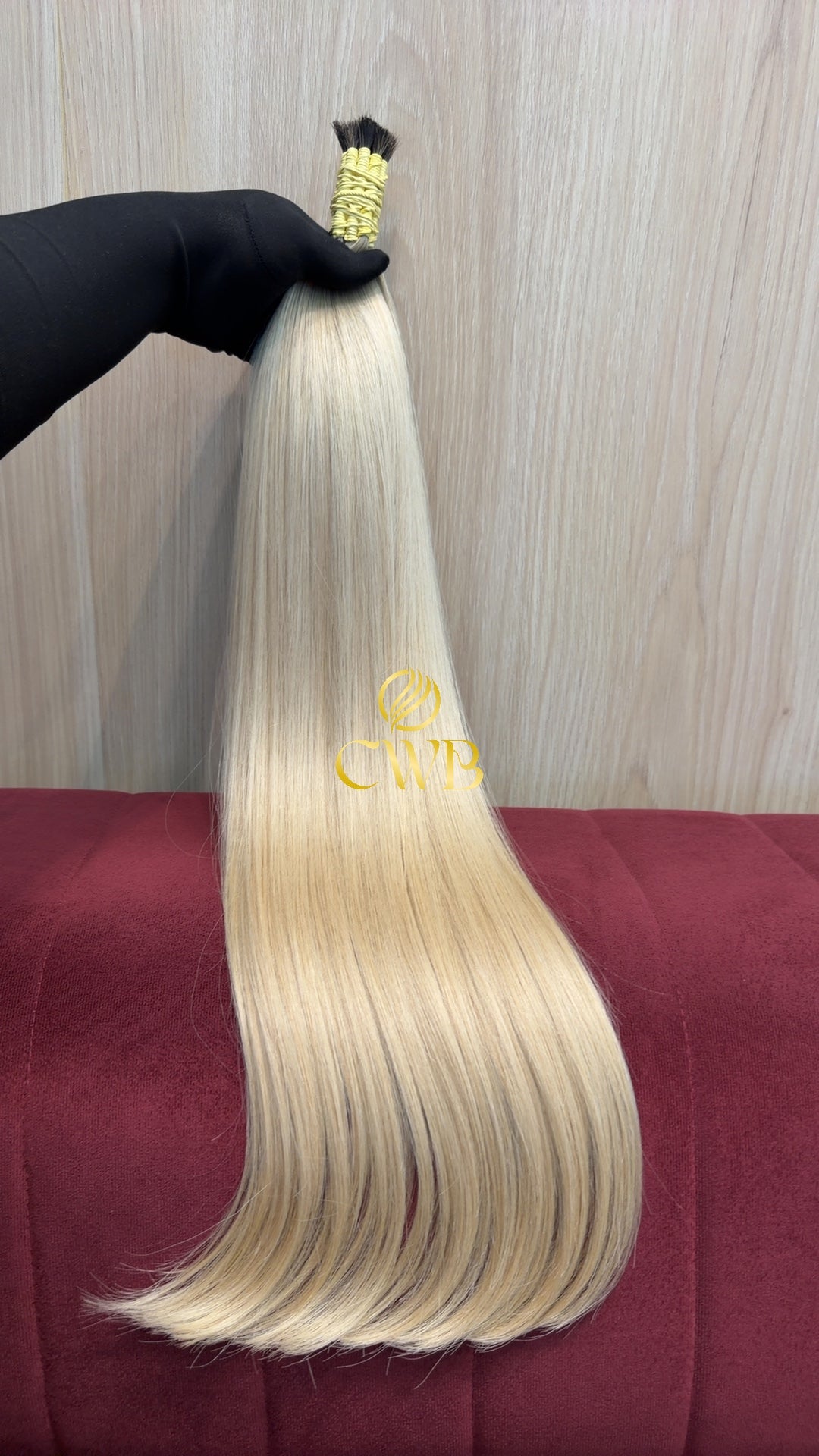 Cabelo Loiro Descolorido Raiz Esfumada 68cm 124g Brasileiro do Sul