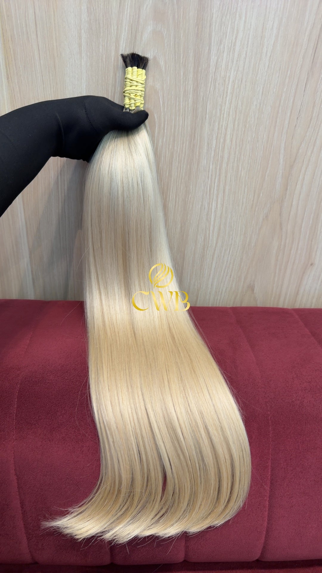 Cabelo Loiro Descolorido Raiz Esfumada 68cm 124g Brasileiro do Sul