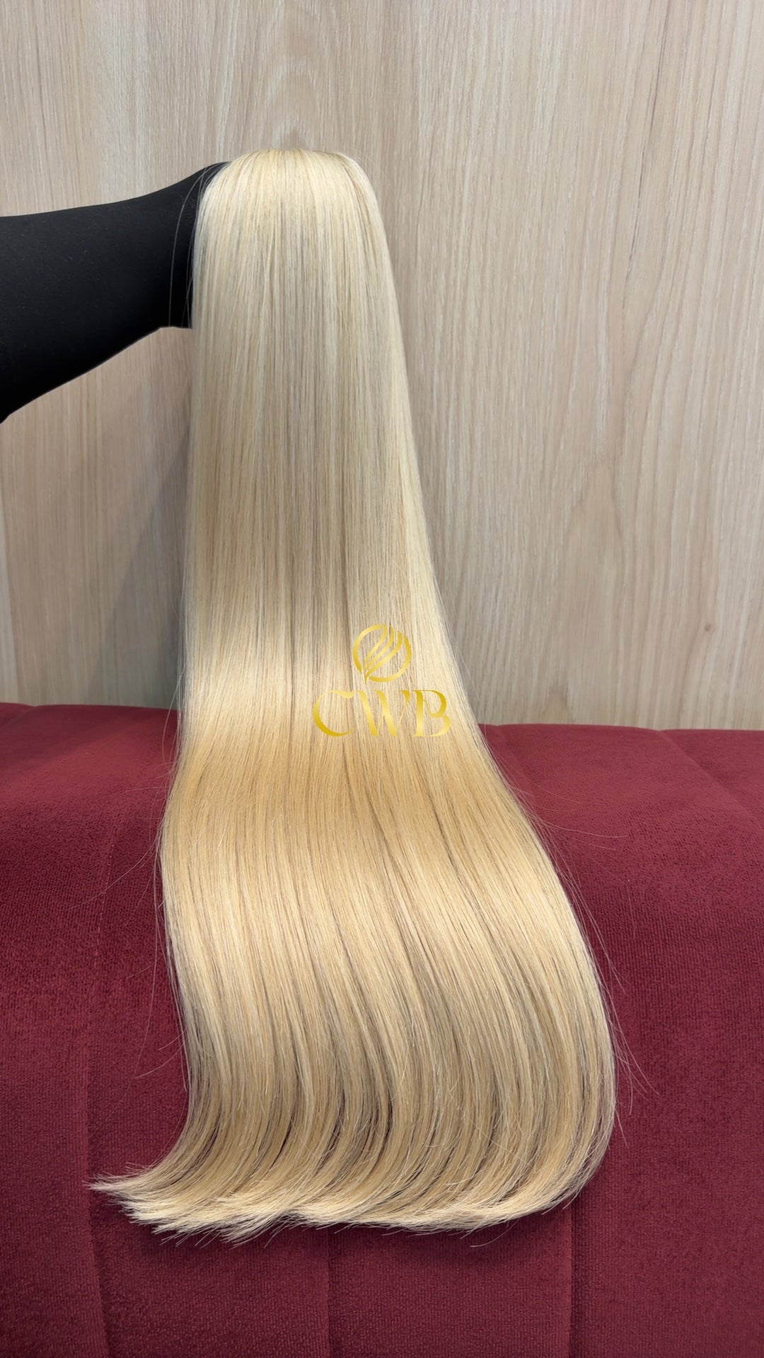 Cabelo Loiro Descolorido Raiz Esfumada 68cm 124g Brasileiro do Sul