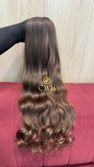 Cabelo Loiro Natural Escuro 58cm 117g Brasileiro do Sul