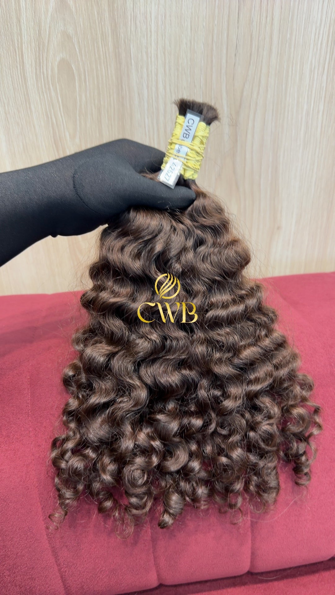 Cabelo Castanho Claro 38cm 135g Brasileiro do Sul
