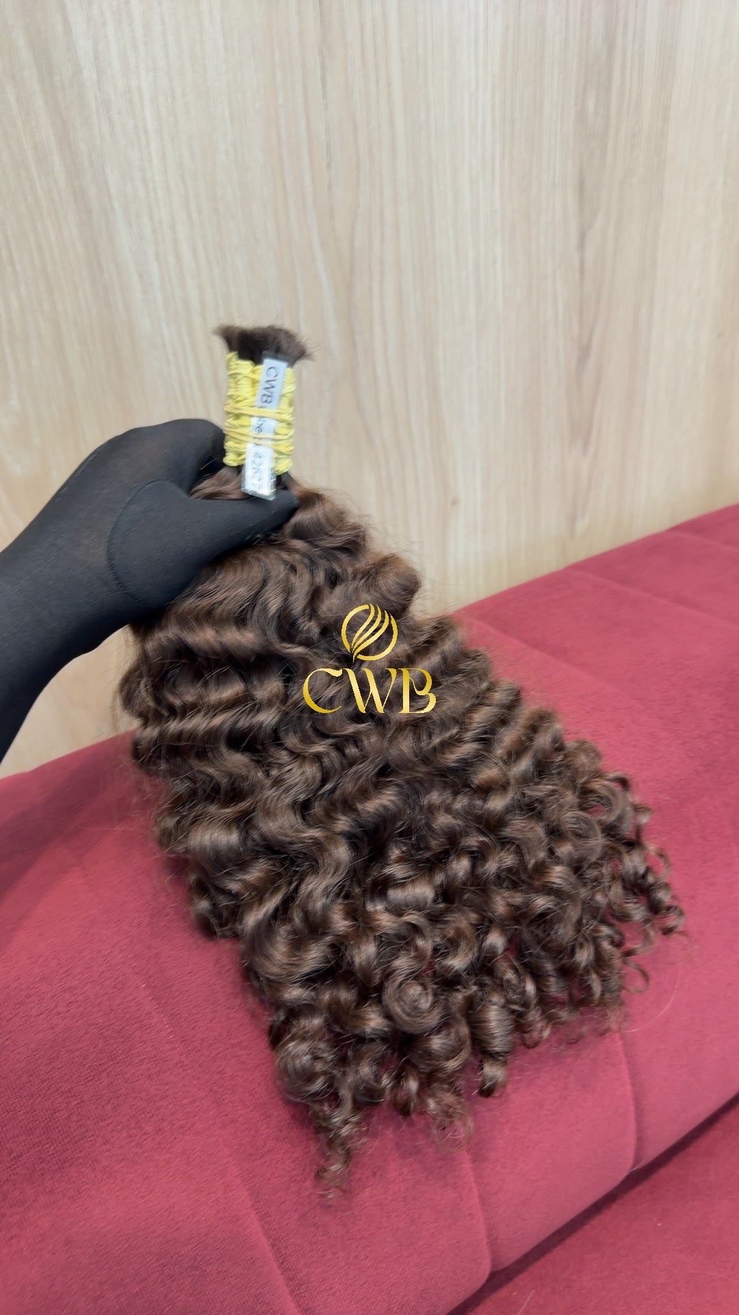 Cabelo Castanho Claro 38cm 135g Brasileiro do Sul