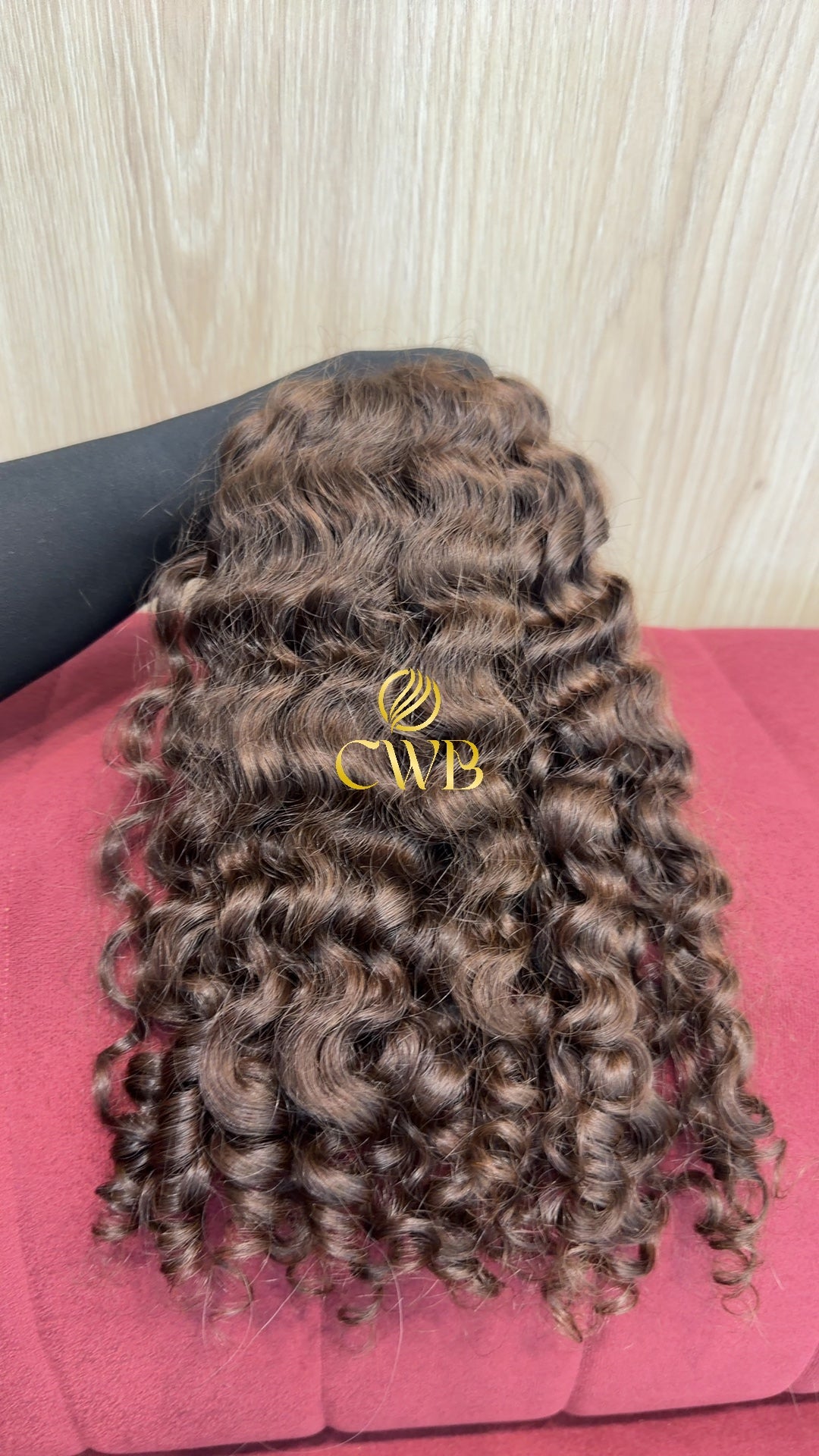 Cabelo Castanho Claro 38cm 135g Brasileiro do Sul