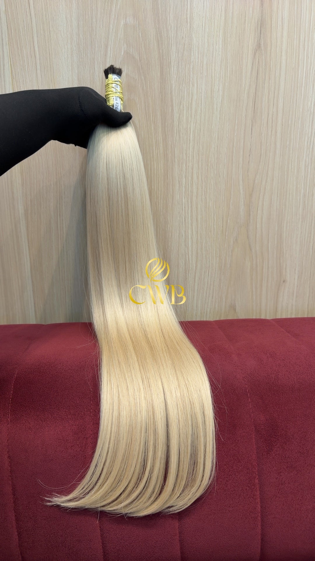 Cabelo Loiro Descolorido Claro 71cm 131g Brasileiro do Sul