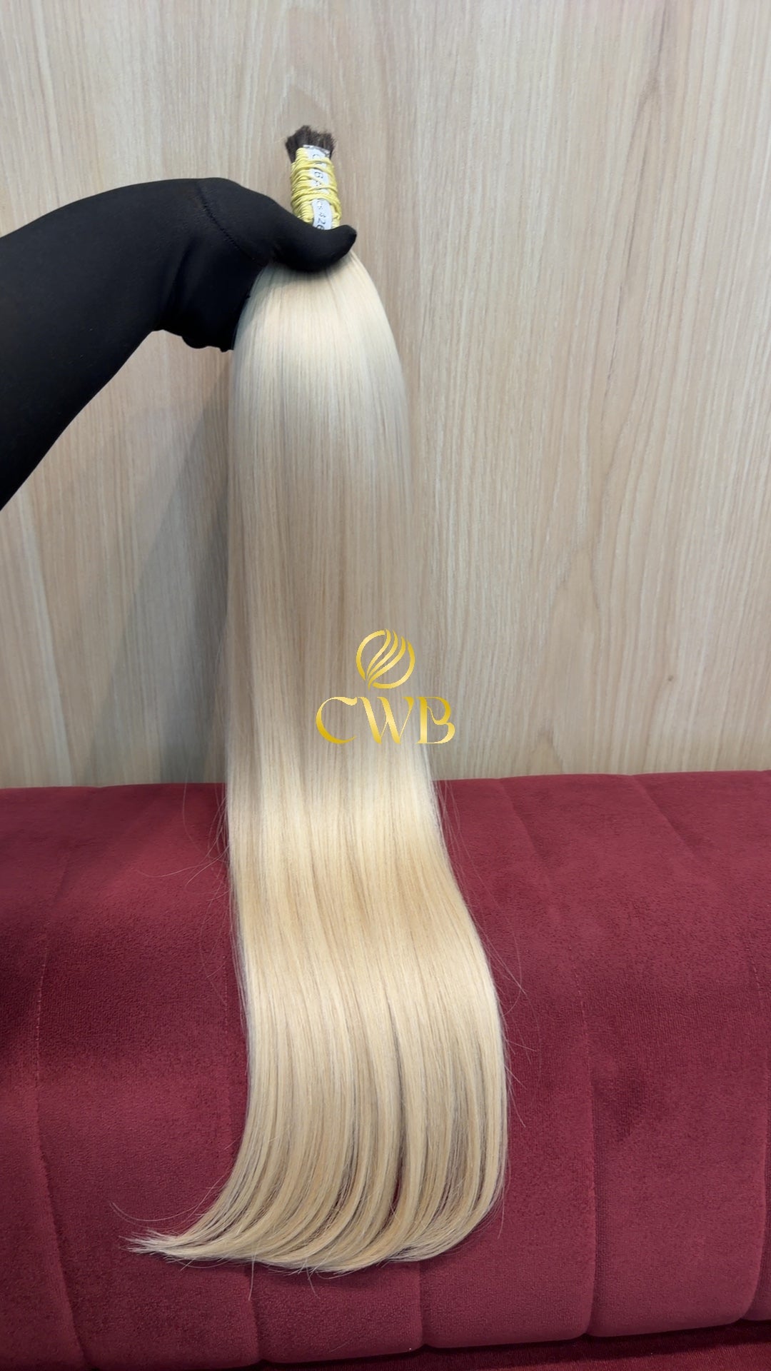 Cabelo Loiro Descolorido Claro 71cm 131g Brasileiro do Sul