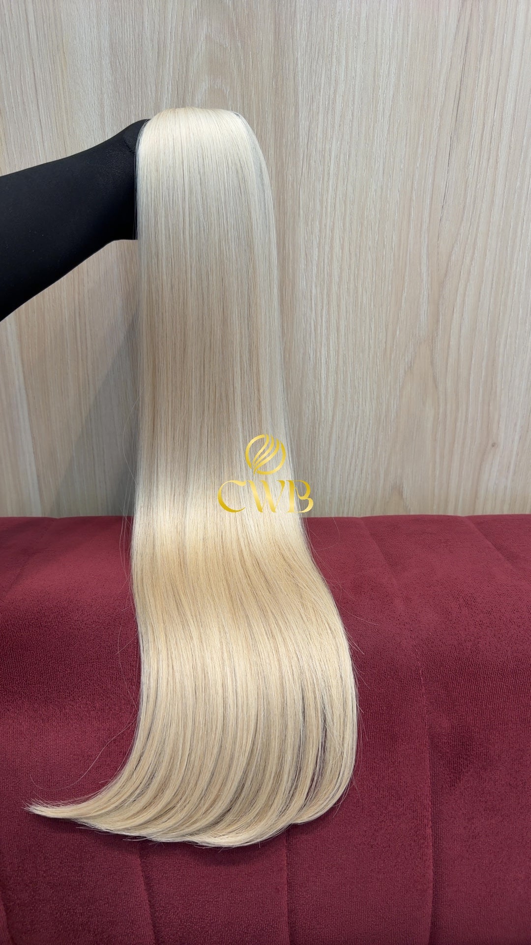 Cabelo Loiro Descolorido Claro 71cm 131g Brasileiro do Sul
