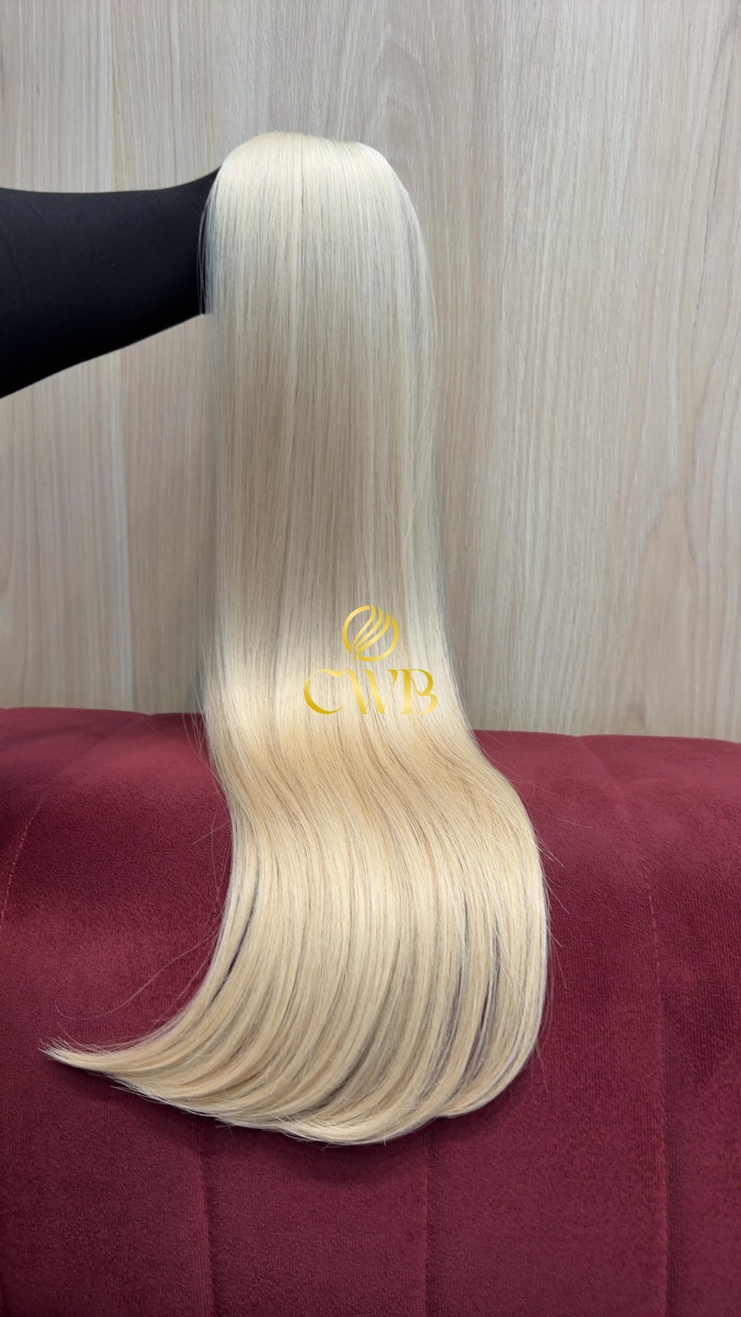 Cabelo Loiro Descolorido Claro 71cm 131g Brasileiro do Sul