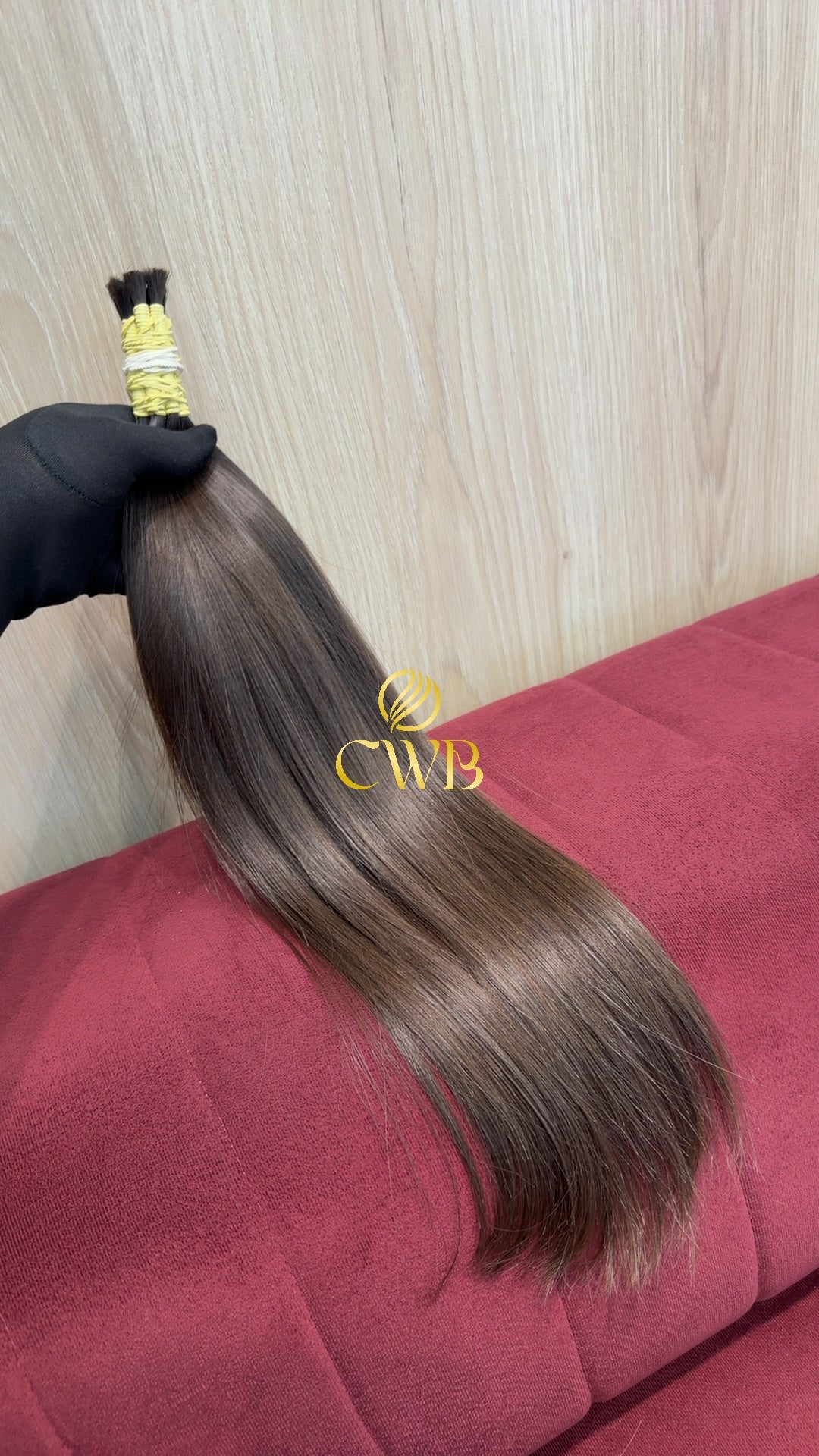 Cabelo Castanho Claro 51cm 70g Brasileiro do Sul