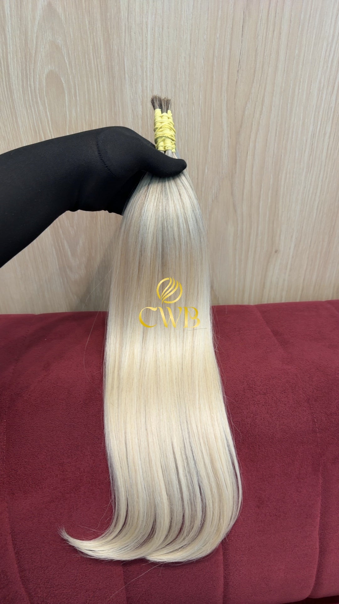 Cabelo Loiro Descolorido Raiz Esfumada 53cm 56g Brasileiro do Sul