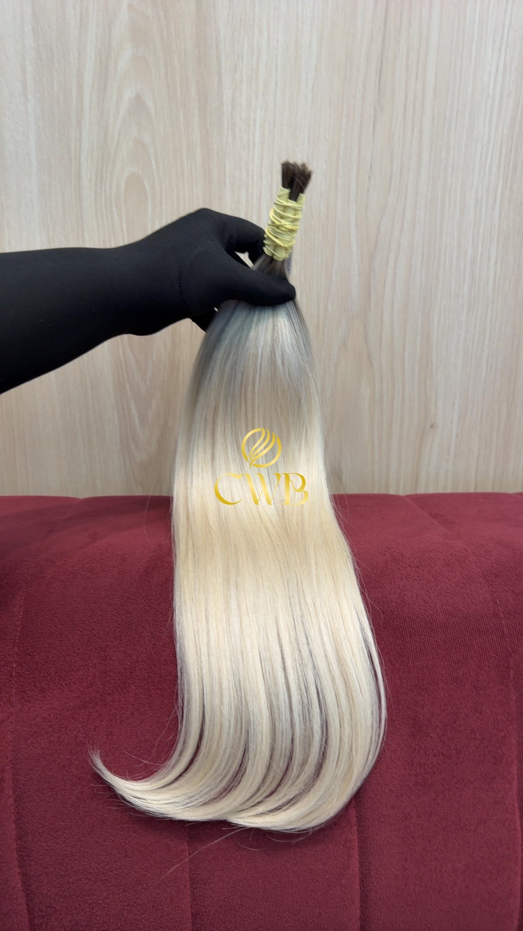 Cabelo Loiro Descolorido Raiz Esfumada 53cm 56g Brasileiro do Sul