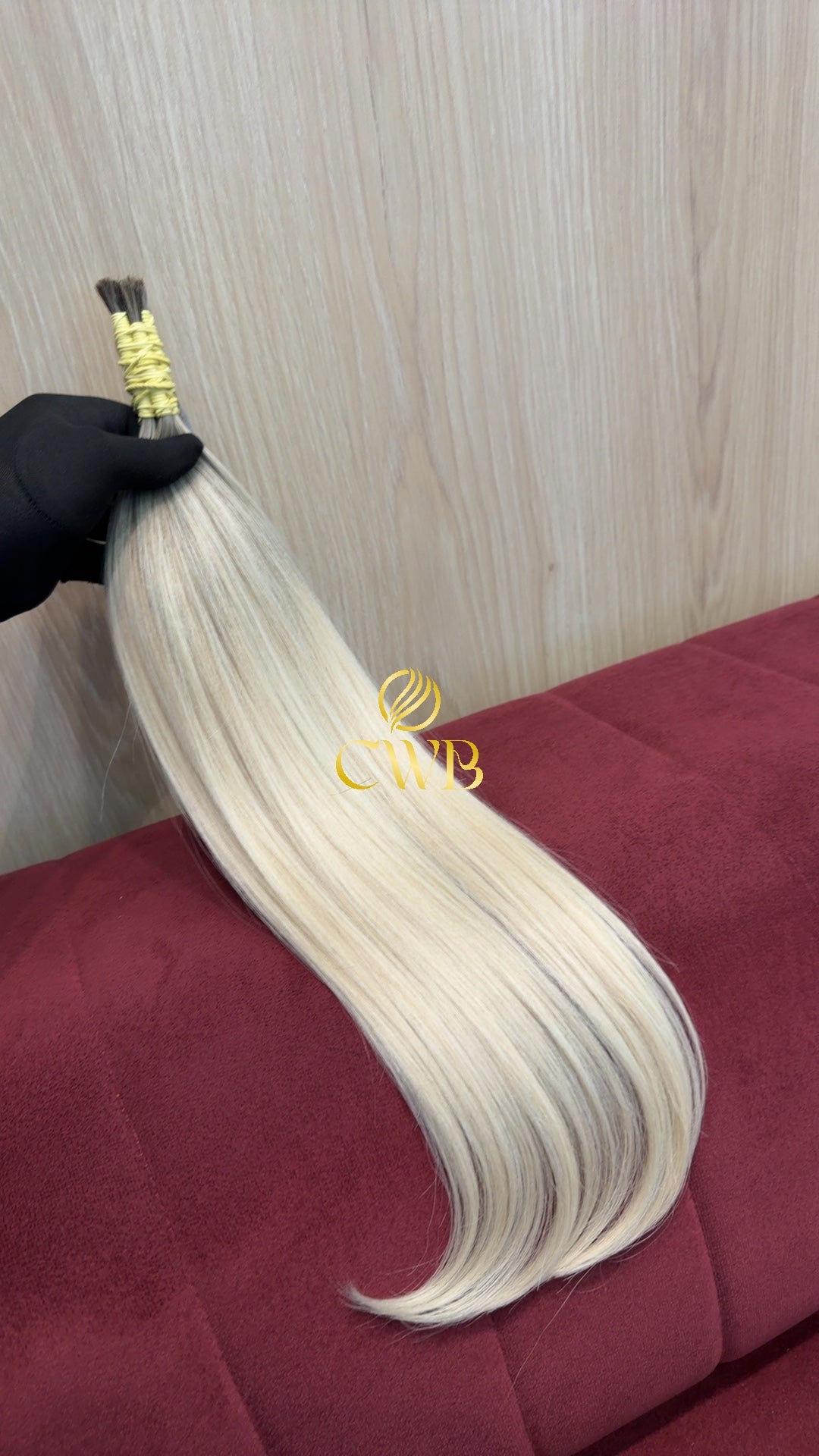 Cabelo Loiro Descolorido Raiz Esfumada 53cm 56g Brasileiro do Sul
