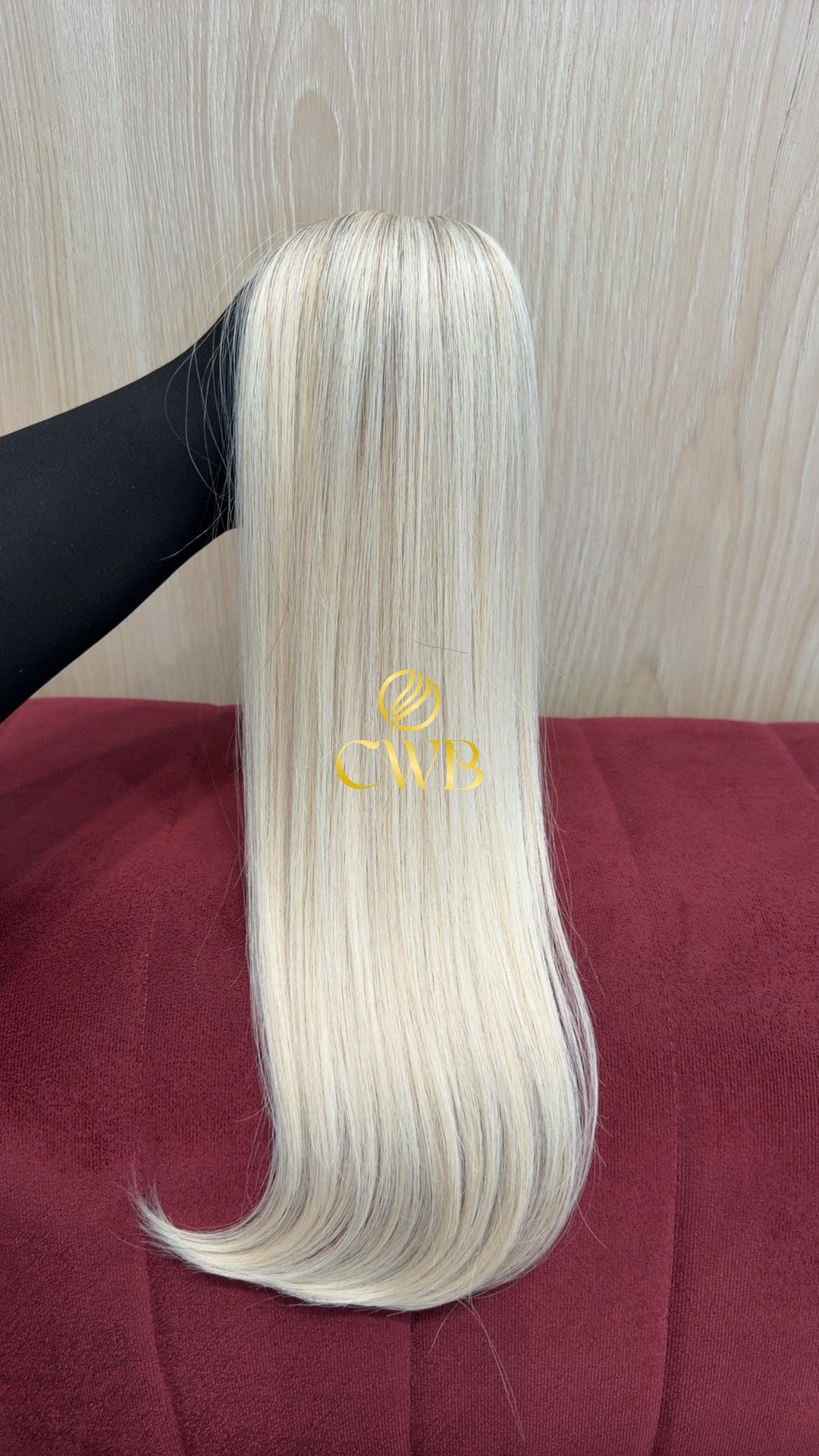 Cabelo Loiro Descolorido Raiz Esfumada 53cm 56g Brasileiro do Sul