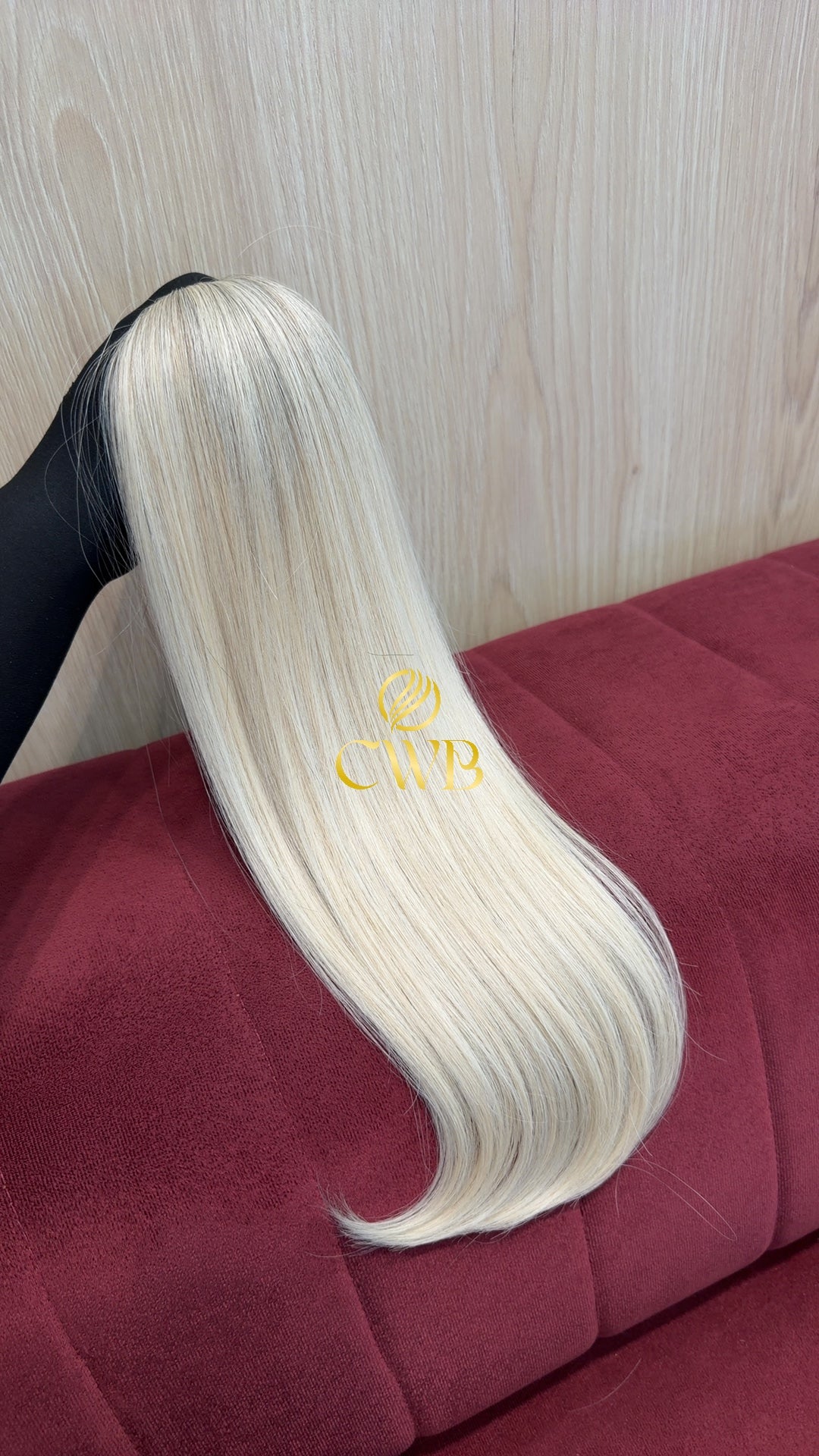 Cabelo Loiro Descolorido Raiz Esfumada 53cm 56g Brasileiro do Sul
