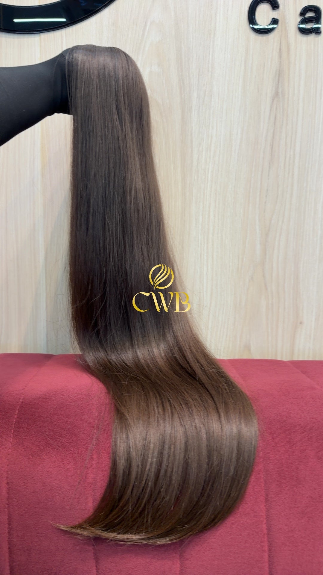 Cabelo Loiro Natural Escuro 83cm 195g Brasileiro do Sul