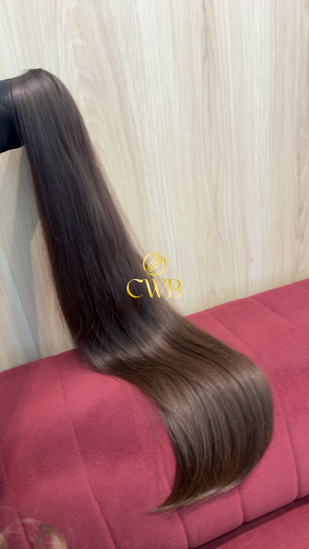 Cabelo Loiro Natural Escuro 83cm 195g Brasileiro do Sul
