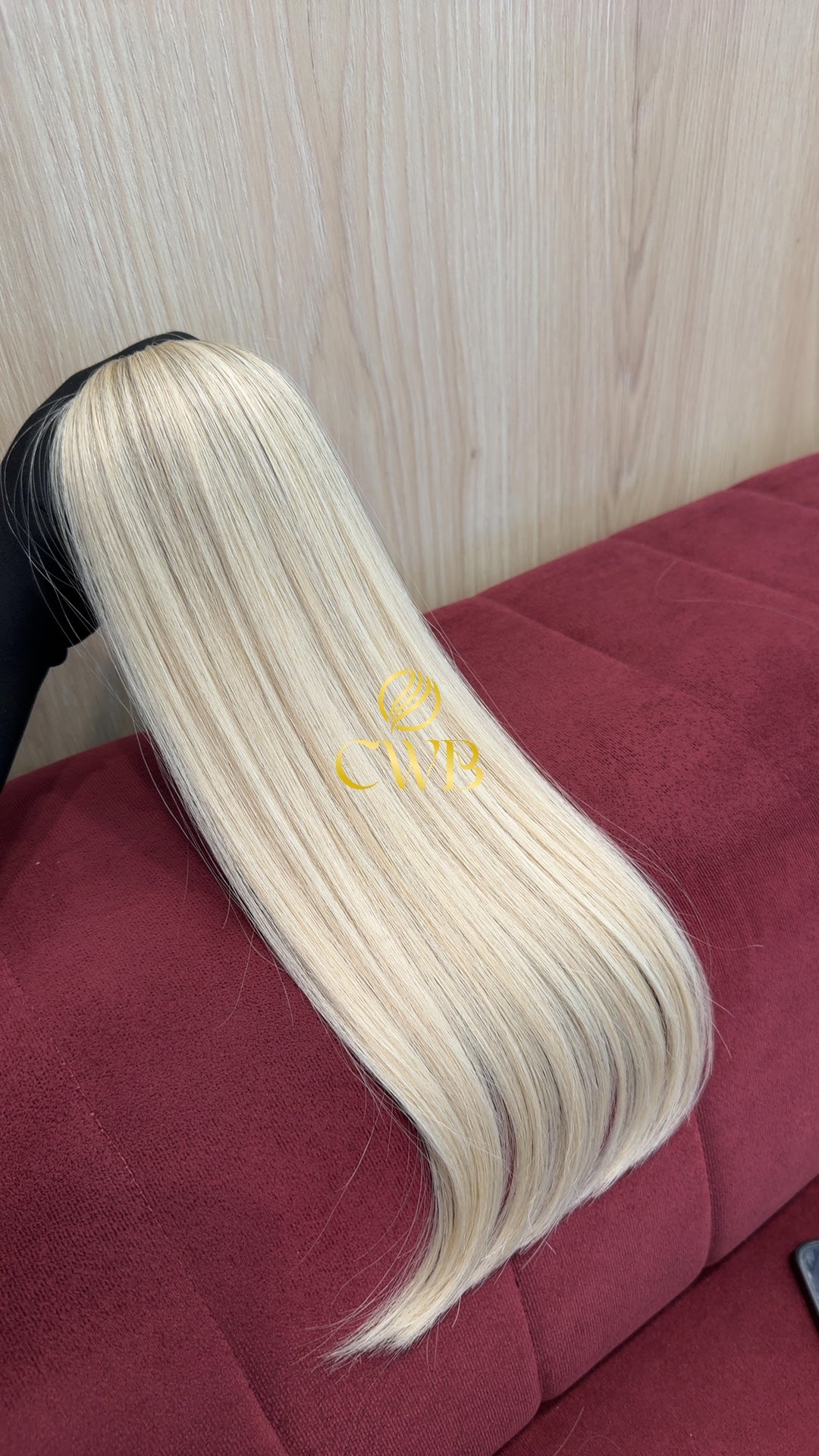 Cabelo Loiro Descolorido Raiz Esfumada 48cm 51g Brasileiro do Sul