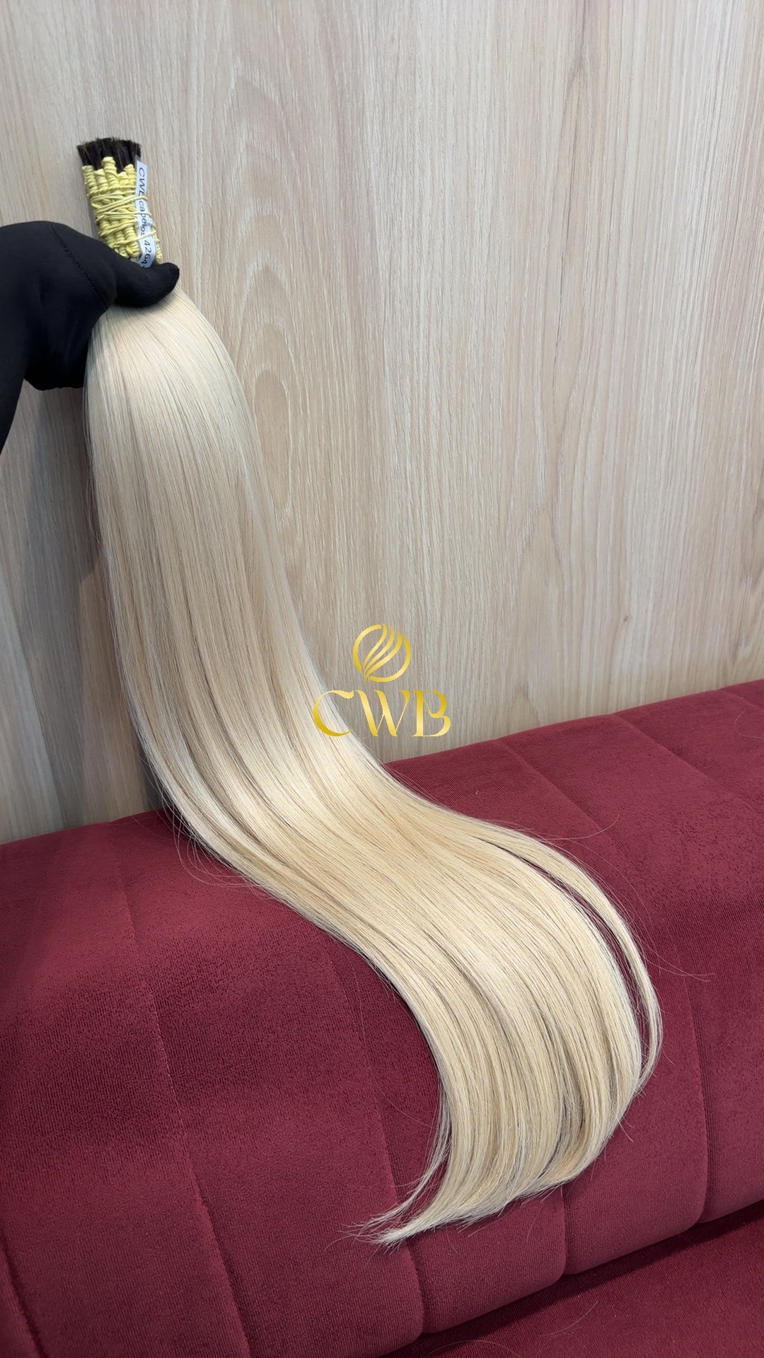 Cabelo Loiro Descolorido Claro 75cm 191g Brasileiro do Sul