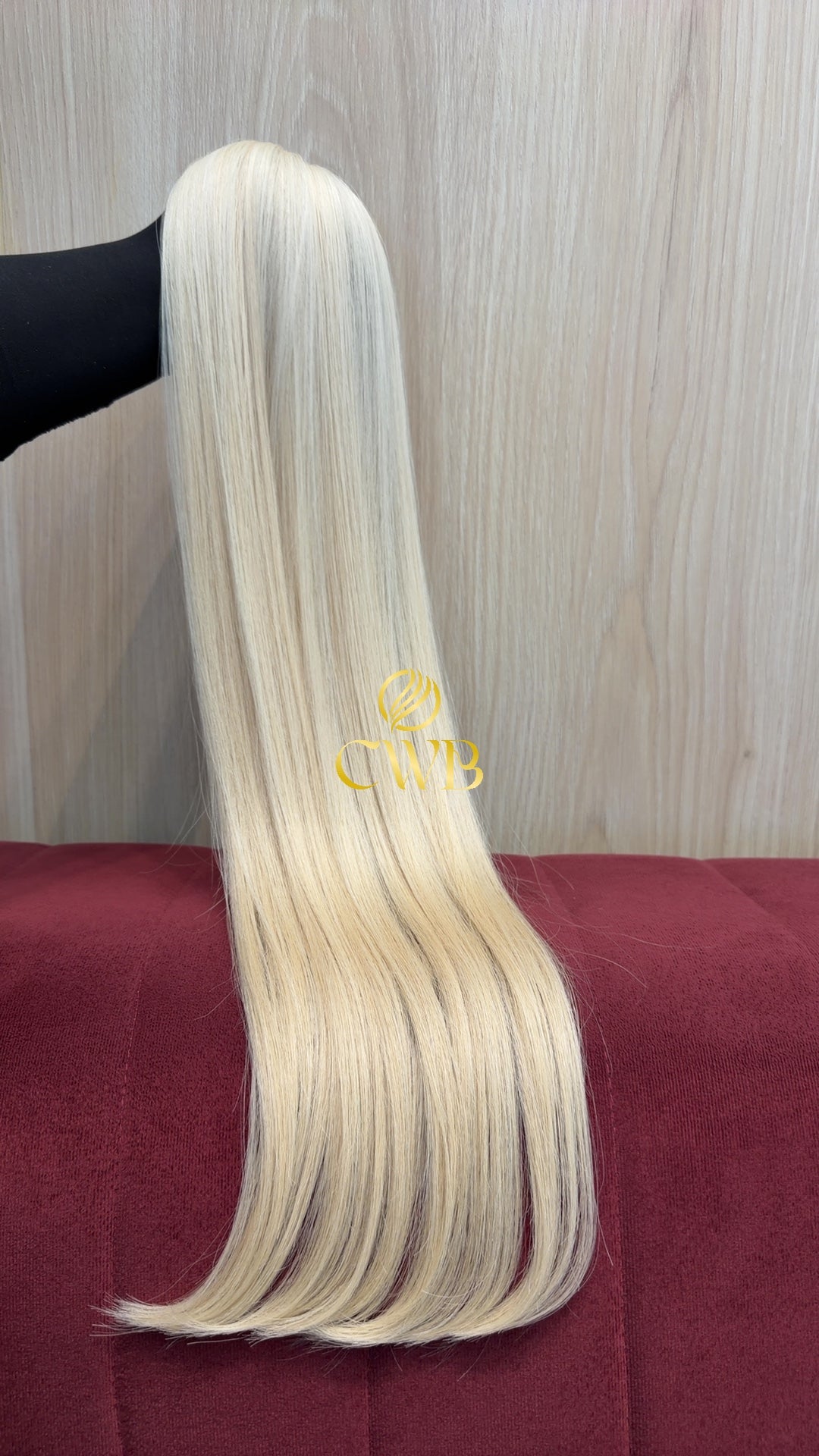 Cabelo Loiro Descolorido Claro 71cm 83g Brasileiro do Sul