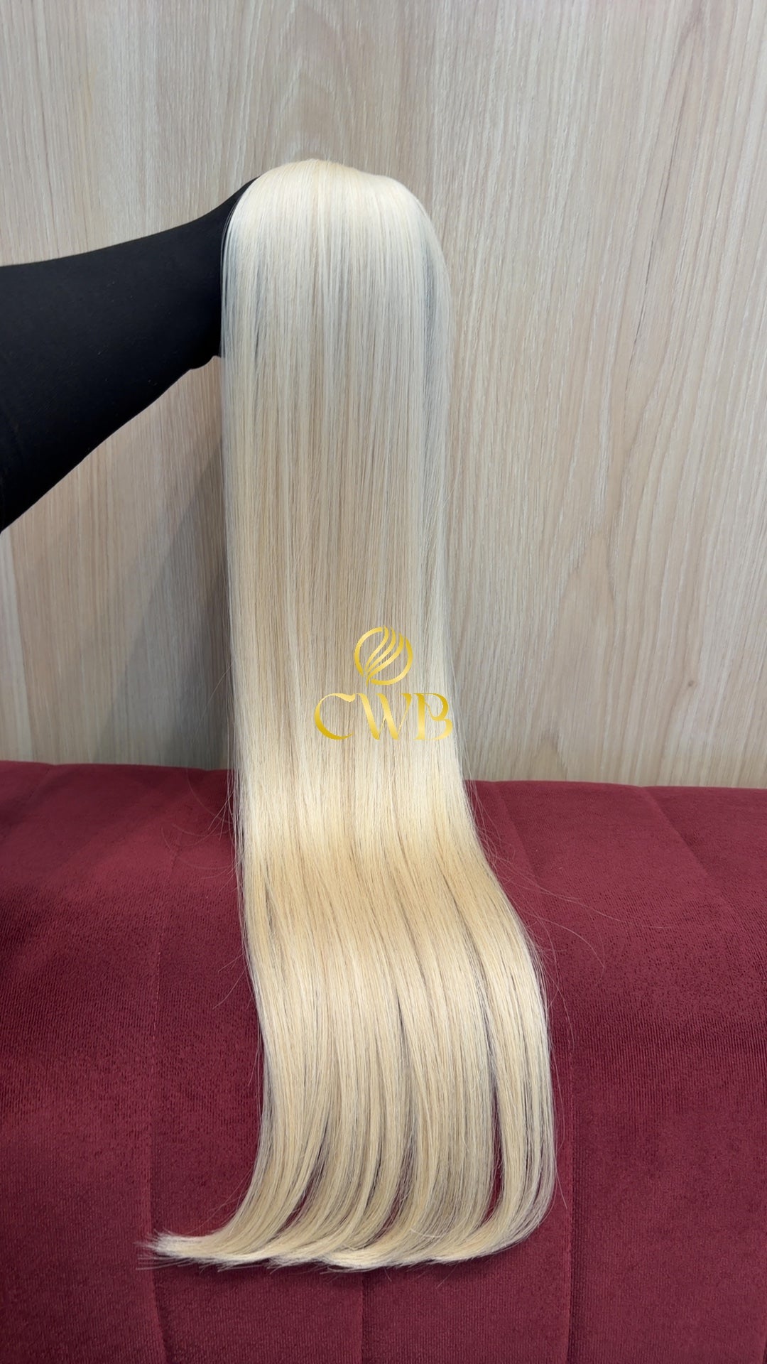 Cabelo Loiro Descolorido Claro 71cm 83g Brasileiro do Sul