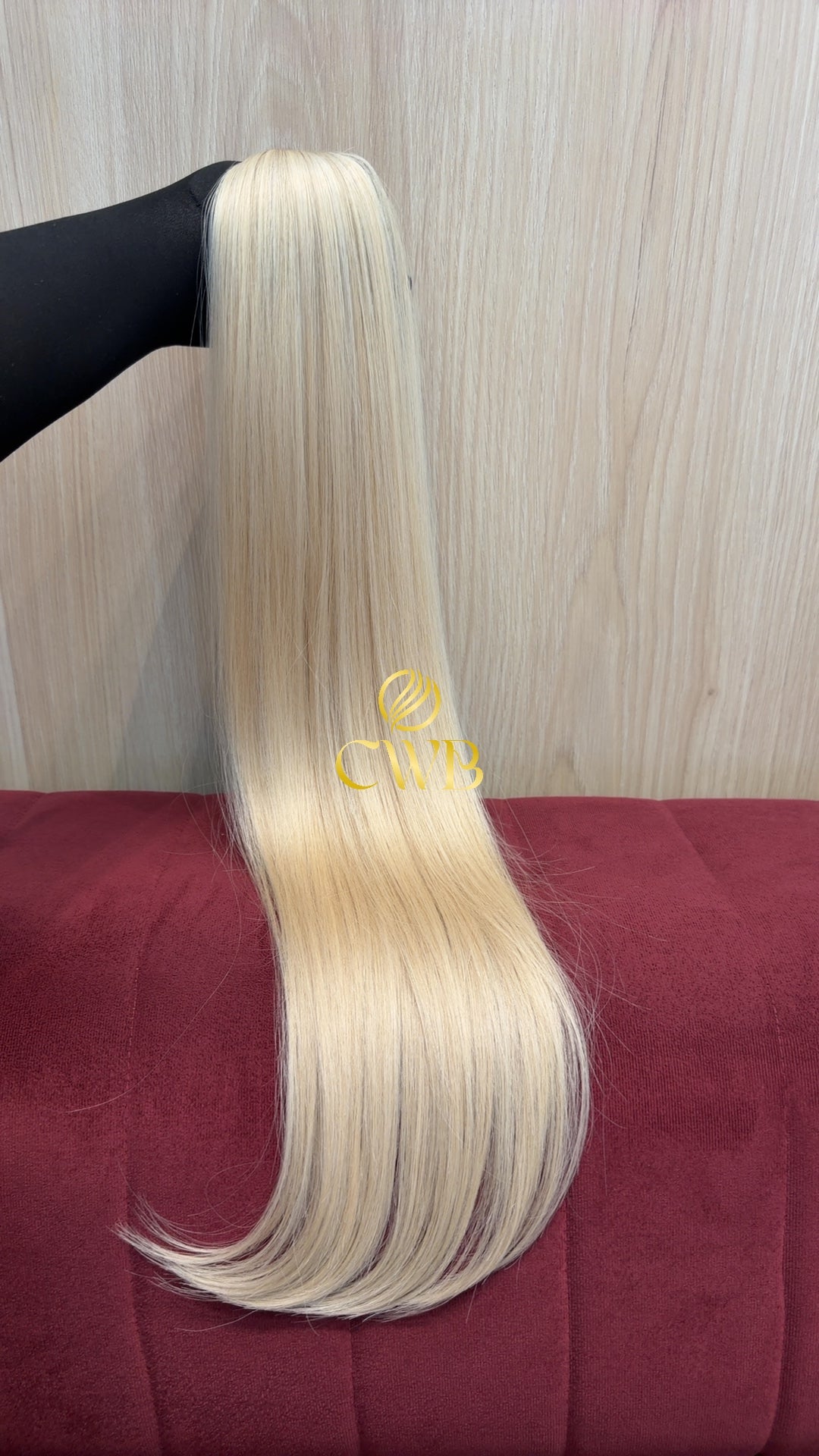 Cabelo Loiro Descolorido Raiz Esfumada 74cm 93g Brasileiro do Sul