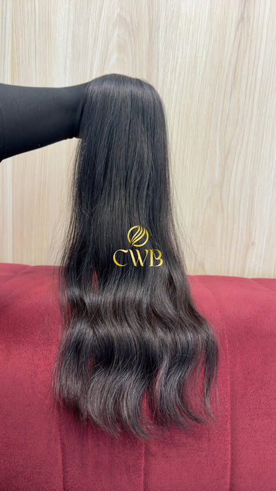 Cabelo Castanho Escuro 55cm 72g Brasileiro do Sul