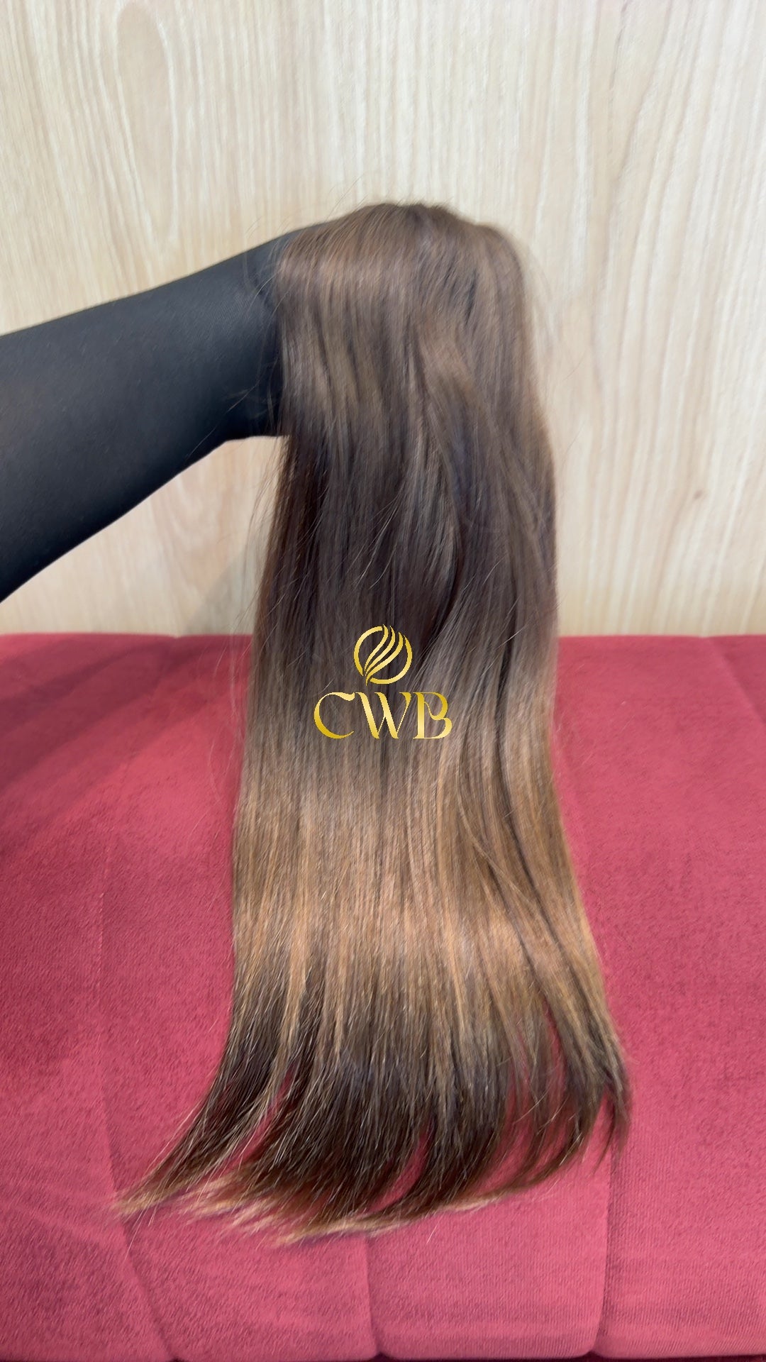 Cabelo Loiro Escuro 50cm 108g Brasileiro do Sul