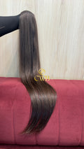Cabelo Castanho Claro 78cm 98g Brasileiro do Sul