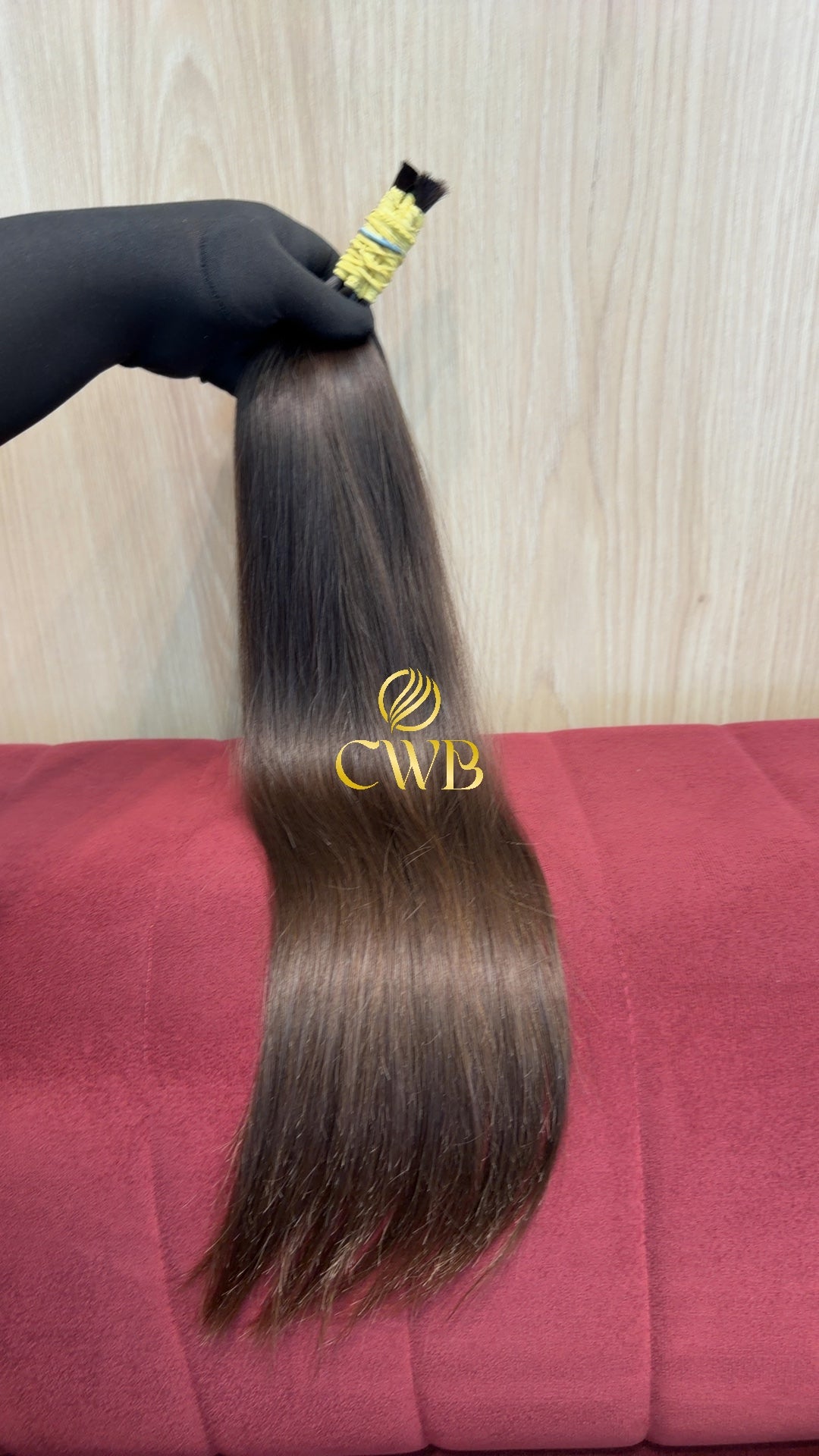 Cabelo Castanho Claro 59cm 74g Brasileiro do Sul