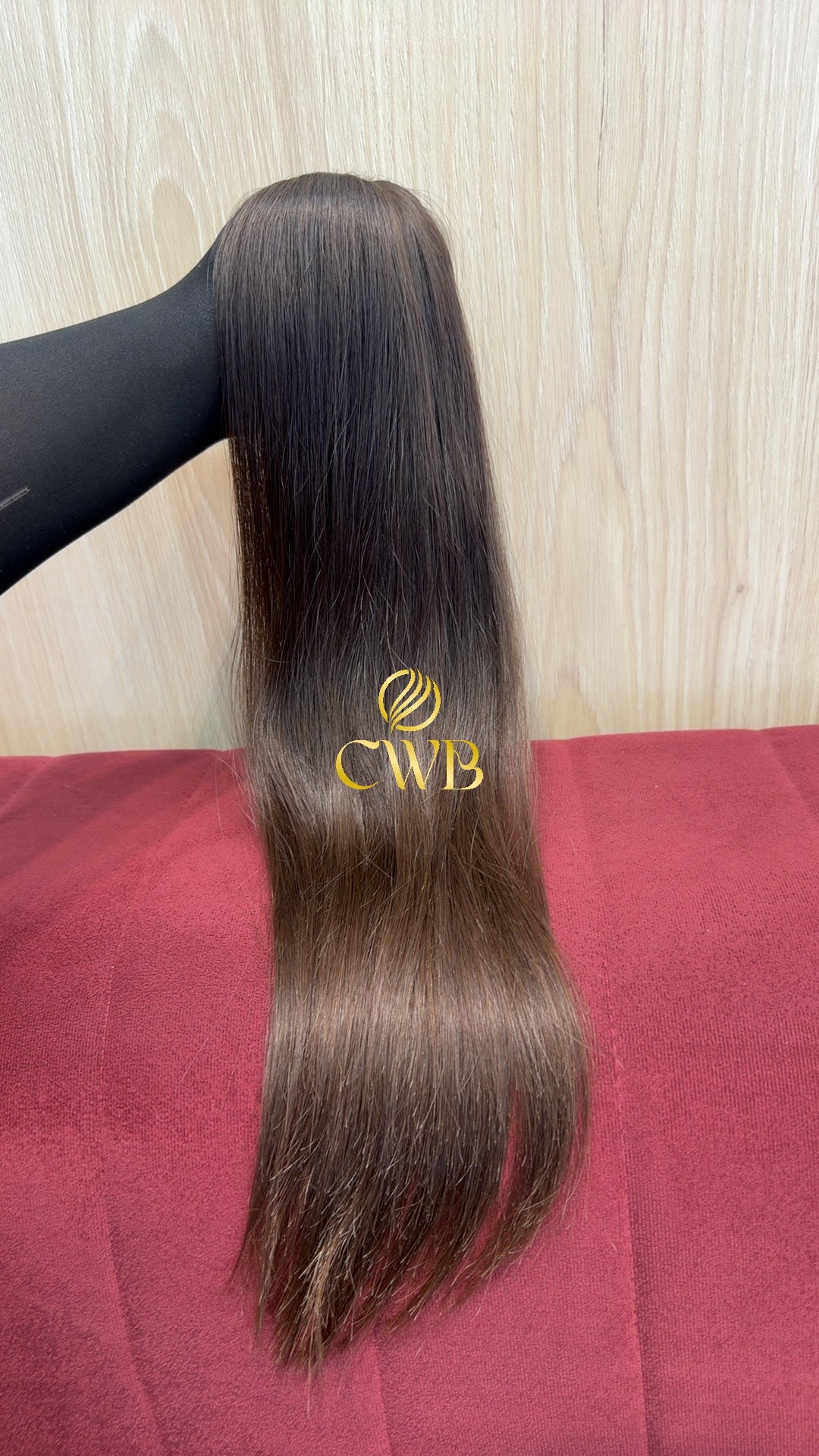 Cabelo Castanho Claro 59cm 74g Brasileiro do Sul