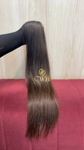 Cabelo Castanho Claro 59cm 74g Brasileiro do Sul