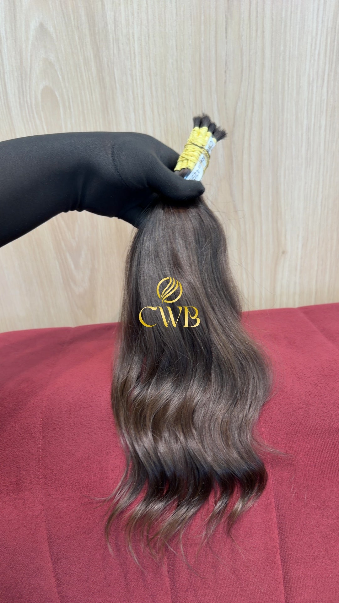 Cabelo Castanho Claro 40cm 80g Brasileiro do Sul