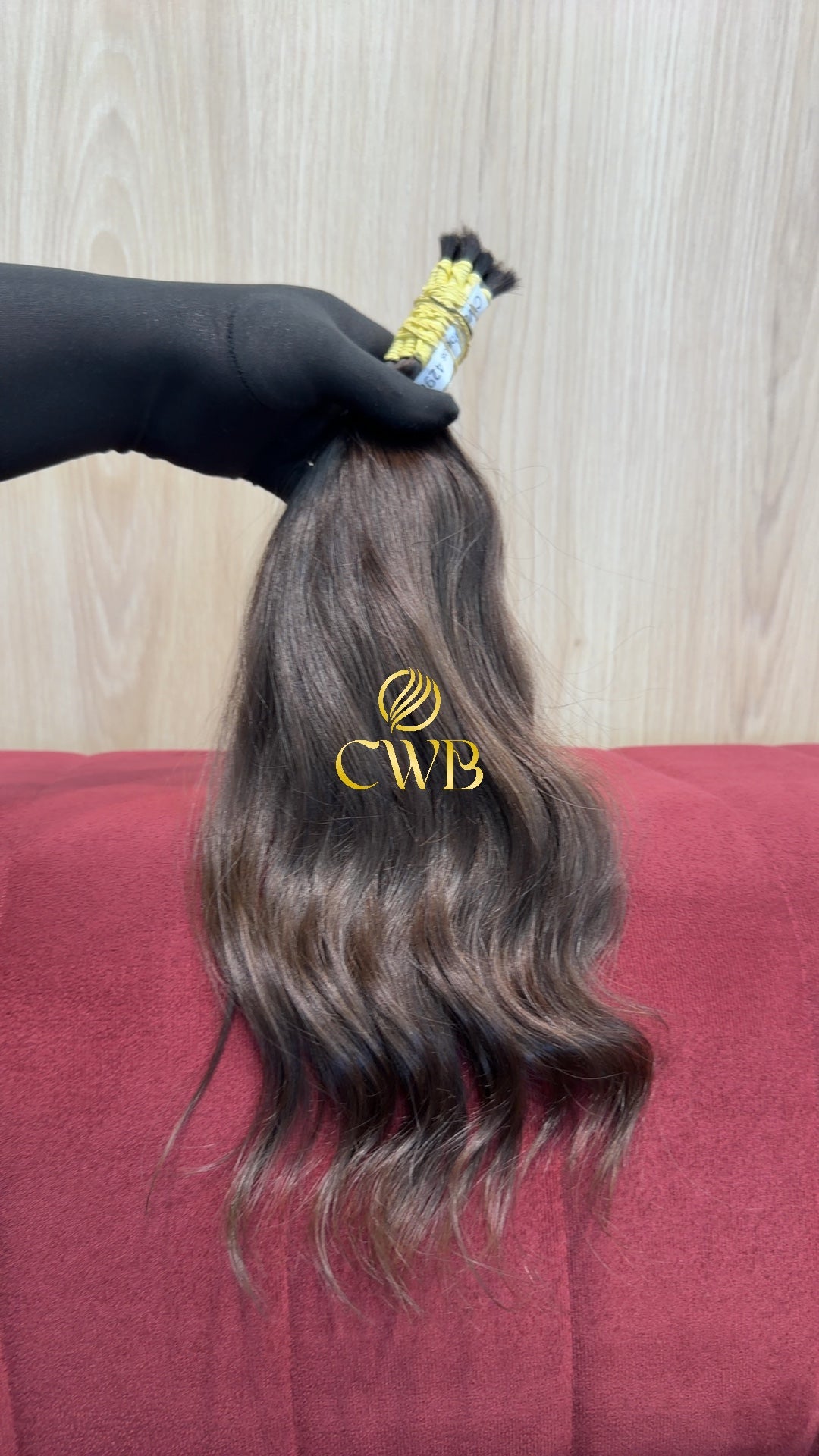 Cabelo Castanho Claro 40cm 80g Brasileiro do Sul