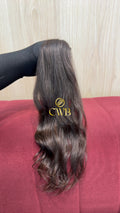 Cabelo Castanho Claro 44cm 45g Brasileiro do Sul