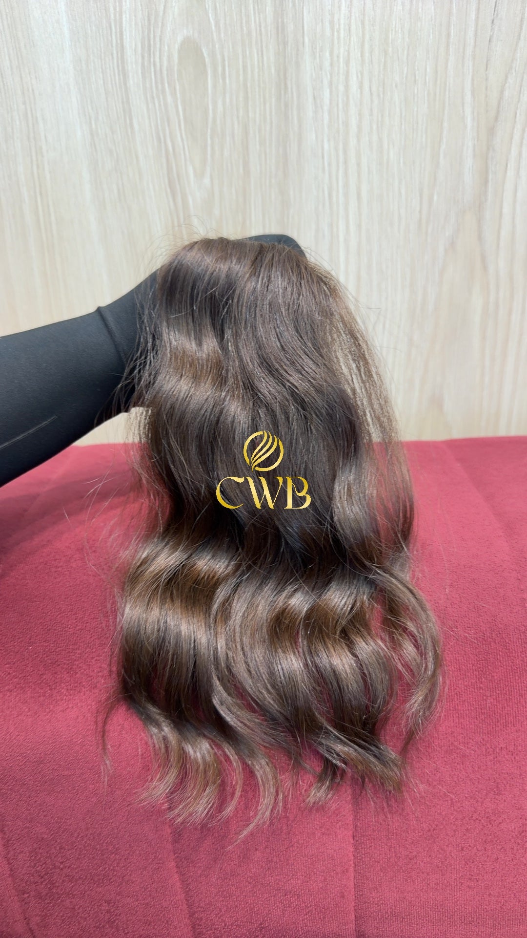 Cabelo Castanho Claro 37cm 46g Brasileiro do Sul