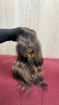 Cabelo Castanho Claro 37cm 46g Brasileiro do Sul