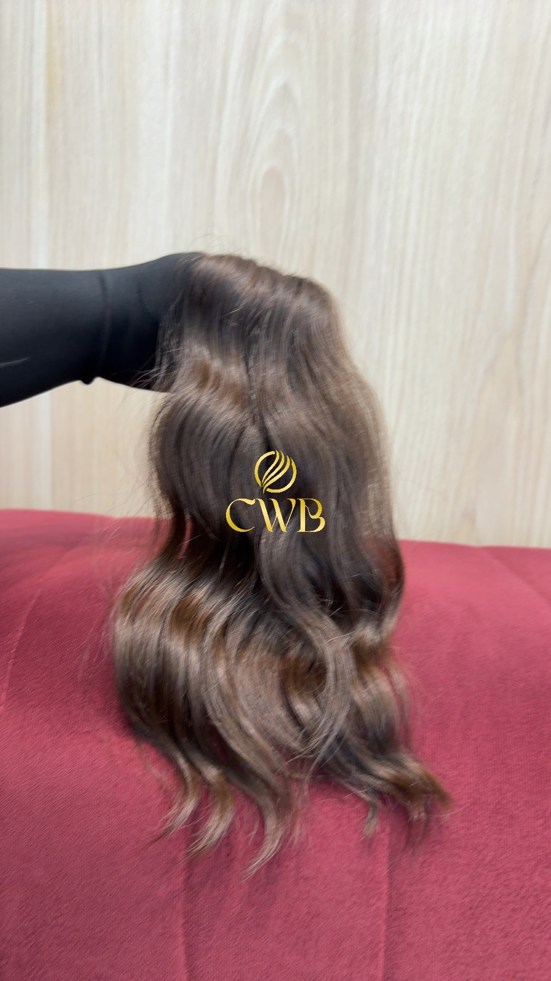 Cabelo Castanho Claro 37cm 46g Brasileiro do Sul