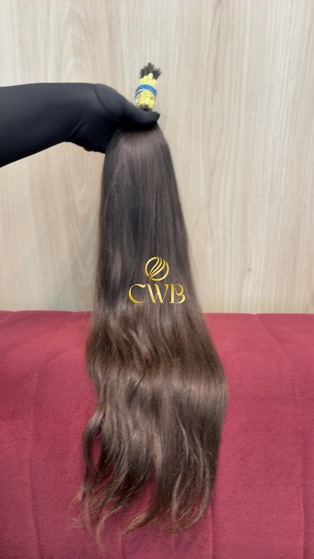 Cabelo Castanho Médio 61cm 138g Brasileiro do Sul