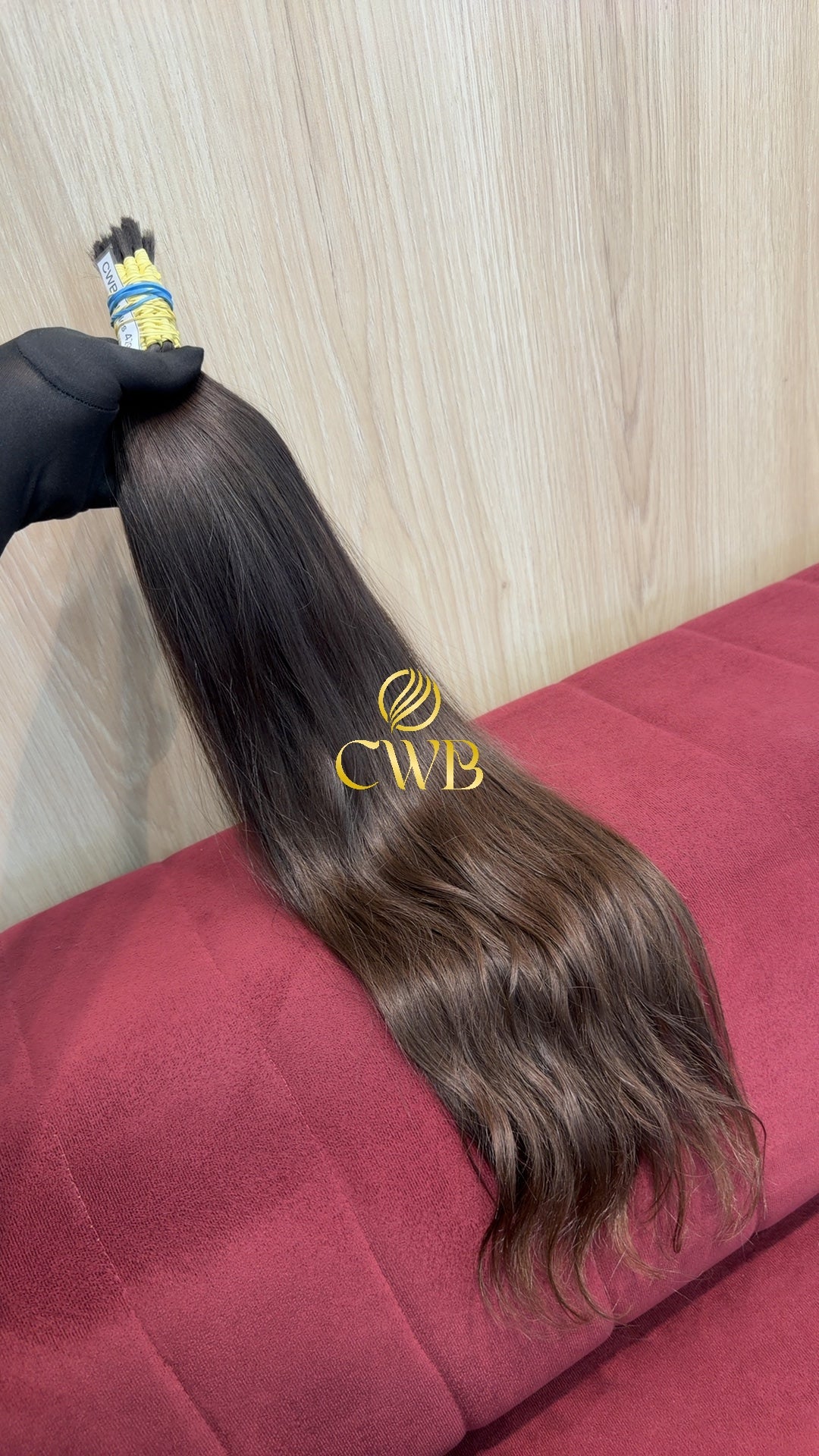 Cabelo Castanho Médio 61cm 138g Brasileiro do Sul