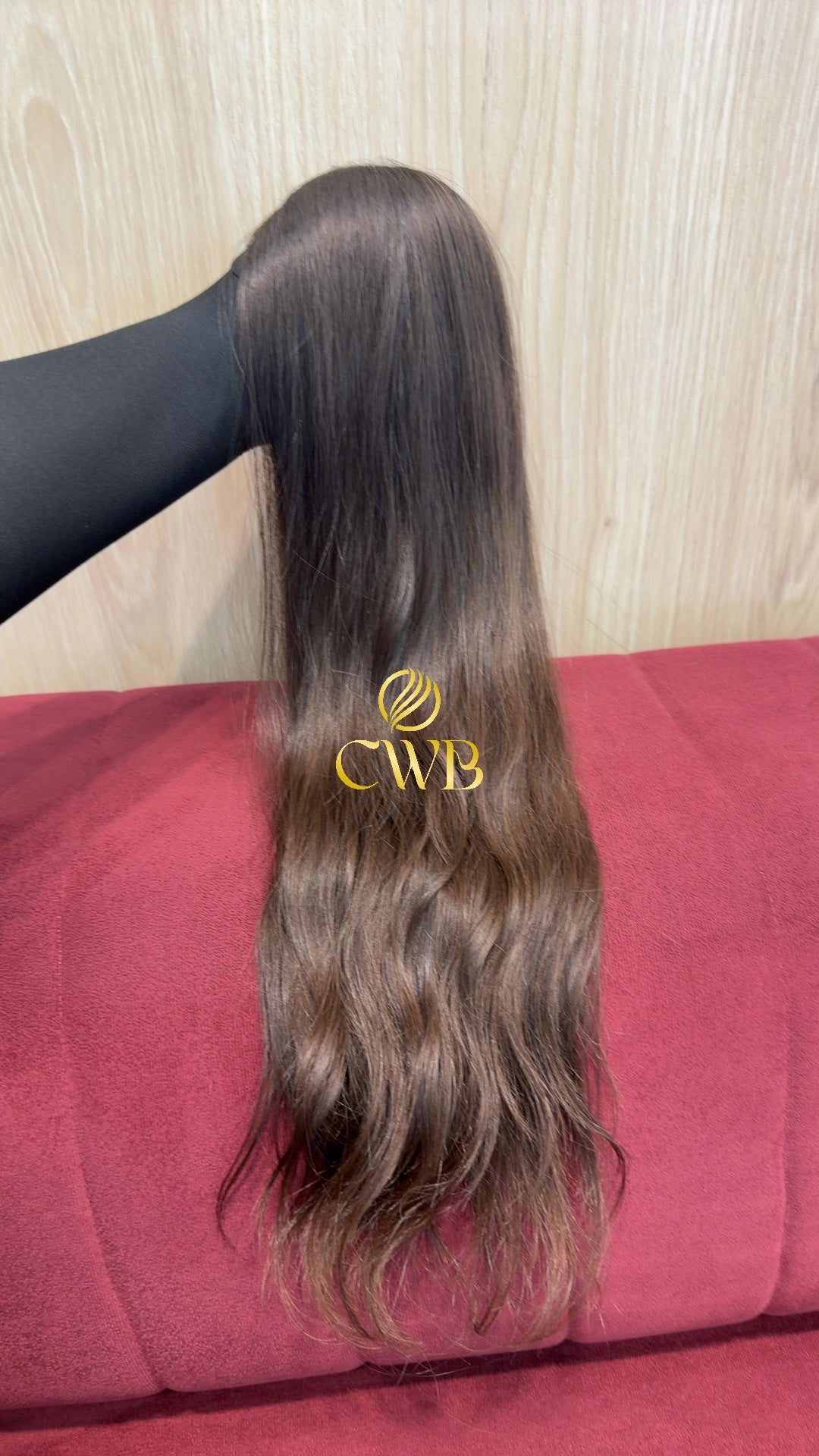 Cabelo Castanho Médio 61cm 138g Brasileiro do Sul