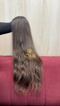 Cabelo Castanho Médio 61cm 138g Brasileiro do Sul