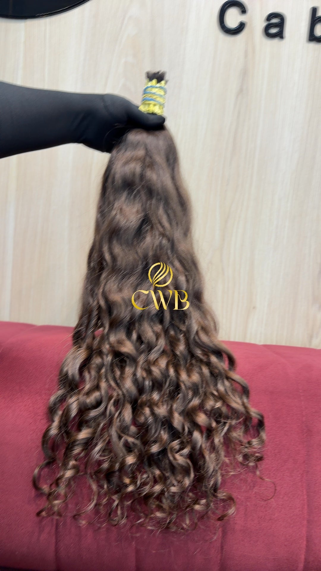 Cabelo Castanho Claro 60cm 187g Brasileiro do Sul