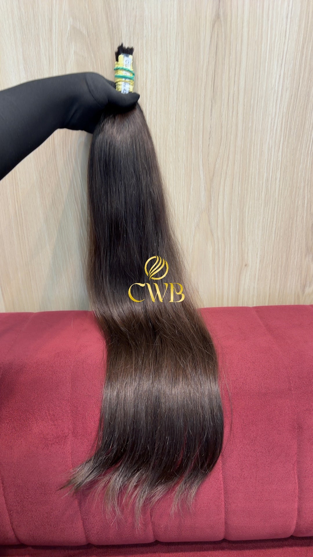 Cabelo Castanho Médio 72cm 134g Brasileiro do Sul