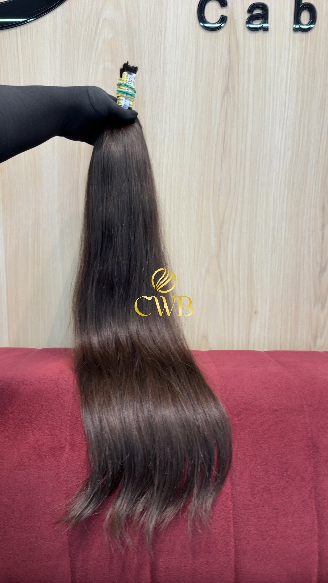Cabelo Castanho Médio 72cm 134g Brasileiro do Sul